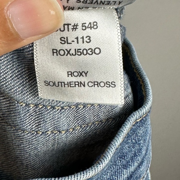 Slvrlake Roxy Southern Cross Denim Jeans Women's High Rise Size 25 - Picture 5 of 9